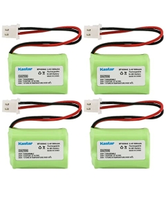 Kastar 4-Pack 2/3AAA 2.4V 300mAh Battery Replacement for Uniden BT-801, XC810, XC815, XCA550, XCA555, Vtech BT183642, BT283642, 2SN-2/3AAA40H-S-X2, 2SN2/3AAA40HSX2F, LS6195-16, LS6195-17