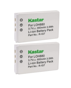 Kastar 2-Pack Battery Replacement for Logitech Harmony 880 Pro Harmony 880 Remote Harmony 885 Harmony 885 Remote Harmony 890 Harmony 890 Pro Harmony 890 Remote Harmony 895 Harmony 900 Harmony 900 Pro