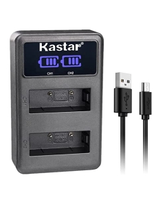 Kastar BLS-50 LED2 USB Battery Charger Compatible with Olympus BLS-50, PS-BLS50, BLS-5, PS-BLS5 Battery, Olympus BCS-5 Charger