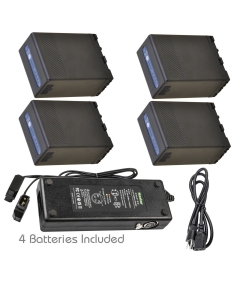 Kastar Battery 4 Pack and Dual D-Tap Fast Charger for Sony BP-U65 BP-U68 BC-U1 BC-U2, Sony PXW-FS5 PXW-FS5K PXW-FS5M2 PXW-FS7 PXW-FS7K PXW-FS7M2 PXW-FS7M2K PXW-X160 PXW-X180 PXW-X200 PMW-100 PMW-150