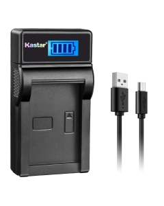 Kastar Slim LCD Charger for Canon LP-E12 and Canon EOS 100D, EOS Rebel SL1, EOS M Camera System & Canon LPE12 Grip