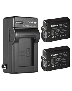 Kastar 2-Pack Battery and AC Wall Charger Replacement for Nikon EN-EL21 ENEL21 Battery, Nikon MH-28 MH28 Charger, Nikon 1 V2 Digital Camera, Nikon 1V2 Digital Camera