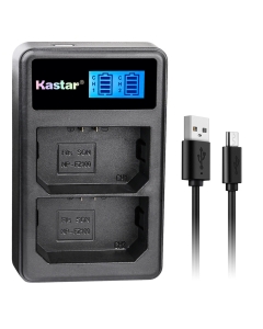 Kastar LCD Dual USB Charger for Sony NP-FZ100 BC-QZ1 and Sony Alpha 9, Alpha A9, Alpha 9R, Alpha A9, Alpha A9R, Alpha a9S, Alpha A7R III, Alpha A7R3, Alpha ILCE-7RM3 Camera