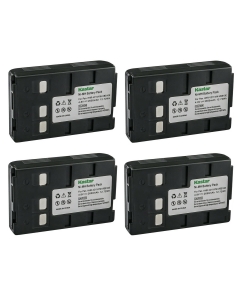 Kastar HHR-V211 / VW-VBS10E Battery 4-Pack Replacement for Panasonic NV-VX21 NV-VX22 NV-VX22A NV-VX22EN NV-VX22ENH NV-VX3 NV-VX30 NV-VX30EN NV-VX31 NV-VX33 NV-VX33EG NV-VX33EN NV-VX33ENH Camera