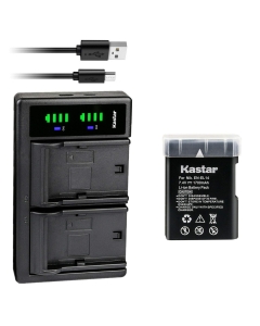 Kastar 1-Pack EN-EL14 Battery and LTD2 USB Charger Replacement for Nikon DF BG-2P 905-19045-00000-01, D3100/D3200/D3300, BG-2F 905-19021-00000-01, D3400, BG-2TIR 905-19035-00000-01 Battery Grip