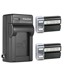 Kastar 2 Pack Battery and AC Wall Charger for Nikon ENEL-1 EN-EL1 and Nikon Coolpix 775 880 885 995 Coolpix E880 Cooipix 4300 4500 4800 Coolpix 5000 5400 5700 8700, Konica Minolta NP-800