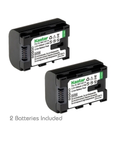 Kastar [Fully Decoded] BN-VG114 Battery (2-Pack) Replacement for JVC BN-VG107 BN-VG107U BN-VG107US BN-VG114 BN-VG114U BN-VG114US BN-VG121 BN-VG121U BN-VG121US Battery and JVC Everio Cameras