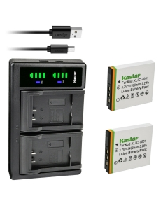 Kastar 2-Pack KLIC-7001 Battery and LTD2 USB Charger Replacement for Kodak EasyShare M893 is, EasyShare M1063, EasyShare M1073 is, EasyShare MD1063, EasyShare MD41, EasyShare MD853, EasyShare MD863