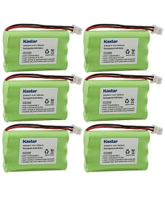 Kastar 6-Pack 5/4AAA3.6V Ni-MH Battery Replacement for Sharp FO-CC550, FO-K01, UX-BA01, UX-CC500, UX-CD600, UX-D600, UX-CL220, UX-K01, UX-K02, GP 80AAALH3BML, Empire CPH-488J