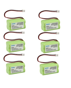 Kastar 6-Pack BL98NC487 Ni-MH Battery 4.8V 2200mAh Replacement for Lithonia ELBCS06 ELB-CS06 MAG93NC487 ELNICD-48-700 ELNICD48700 ELBB006, Unitech AA500MAH D-AA500mAh CFS47NC 80048800