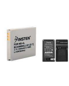 Kastar Charger + 2 Battery for Canon NB-4L NB4L and PowerShot SD300 SD400 SD450 TX1 SD750 SD1000 Cameras