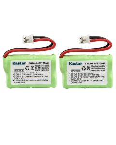 Kastar 2-Pack 4.8V 170mAh Ni-MH Battery Replacement for Dogtr Sportdog Field Trainer SD-400, Sportdog Field Trainer SD-400, Field Trainer SD-400S, SD-350, SD-400, SD-800, PDT00-12470, PAC00-12159