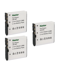 Kastar 3-Pack Battery Replacement for OUCCA HD Series HD-180, HD-500A, HD-A1, HD-A70, HD-H9, HD-V128A, HD-V500, Pamiel DDV Series DDV-P31, DDV-P32, DDV-P33, DDV-P35, DDV-P38