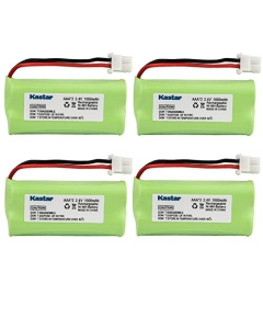 Kastar 4-Pack AAAX2 2.4V 1000mAh 5264 Ni-MH Rechargeable Battery for BT-166342 BT-266342 BT-283342 AT&T EL51100 EL51200 EL51250 EL52200 EL52210 EL52250 EL52300 EL52350 EL52400 EL52450 EL52500 EL52510