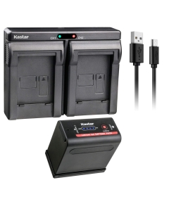 Kastar 1 Battery + Charger Replace for Canon ES420V ES520A ES4000 ES5000 ES6000 ES6500V ES7000ES ES7000V ES8000V ES8100V ES8200V ES8400V ES8600 G10 G10Hi G15Hi G20Hi G30Hi G35Hi G45Hi C2 FV1 DM-MV1