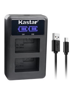 Kastar Charger Replacement for Sony NP-FW50 Alpha 7 7R 7R II 7S a7R a7S a7R II a5000 a5100 a6000 a6300 NEX-7 SLT-A37 DSC-RX10 DSC-RX10 II III 7SM2 ILCE-7R 7S QX1 5100 6000, VG-C1EM VG-C2EM Grip