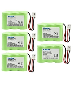 Kastar 5-Pack Battery Replacement for AT&T 89-1332-00-00, 8913320000, EL41108, EL41208, EL42208, EL42258, EL42308, EL42408, 4128, V-TECH 80-1338-00-00, 8013380000, BT-163345, BT-17233, BT-17333