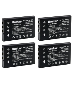 Kastar 4-Pack Battery Replacement for Optima 1338mT, Optima 2338MT, A-HD, AHD-100, AHD-200, AHD-300, AHD-300 Plus, AHD-C100, AHD-Z500 Plus, AHD-Z600, AHD-Z700, DAM-Z5X, DAM-Z5X2, DV5800, DZO-V37