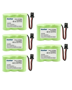 Kastar 5-Pack 2/3AA 3.6V 800mAh Ni-MH Battery Replacement for T-5000 T5000 FF-675 FT-6203 TRB-6500, GE 52310 52311 53304 29519A 29630A 52189A BT11 BT-11 GE29630A 5-2310 5-2311 5-3304 2-9519A