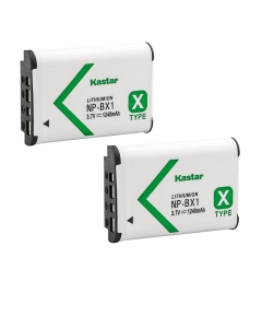 Kastar Battery (2-Pack) for NP-BX1, M8 and Cyber-Shot DSC-HX50V, HX300, RX1, RX1R, RX100, RX100 II, RX100M II, RX100 III, RX100M3, WX300, HDR-AS10, AS15, AS30V, AS100V, AS100VR, CX240, MV1, PJ275