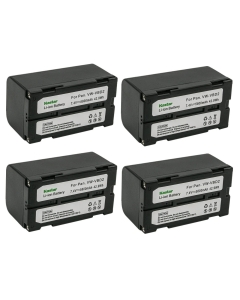 Kastar 4-Pack VW-VBD2 Battery Replacement for Hitachi VM-E Series VM-E340A, VM-E368E, VM-E368LE, VM-E455LA, VM-E465LA, VM-E530A, VM-E535LA, VM-E540LA, VM-E545LA, VM-E545LS, VM-E555, VM-E555LA