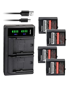 Kastar 4-Pack Battery and LTD2 USB Charger Compatible with Motorola TalkAbout T6300, TalkAbout T6310, TalkAbout T6320, TalkAbout T6400, TalkAbout T6510, TalkAbout T6530, T6550, Talkabout T92 H2O