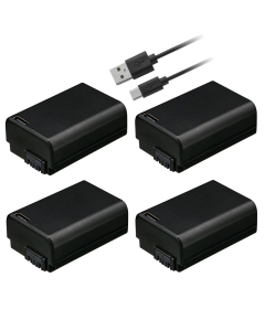 Kastar 4-Pack NP-FW50D Battery Replacement for Sony NP-FW50, W Series Battery, NEX/EVF Models Battery, BC-VW1, BC-TRW Charger, VG-C1EM, VG-C2EM Grip, ILCE-7S, Alpha 7S, α7S, a7S, ILCE-7SM2 Camera
