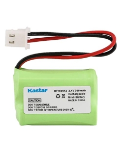 Kastar BT183642 / BT283642 Ni-MH Battery 2.4V 300mA Replacement for LS6002 LS6005 LS6181 LS6191 LS6195 LS6195-1 LS6195-5 LS6195-6 LS6195-7 LS6195-8 LS6195-9 LS6195-16 LS6195-17 Cordless Phones