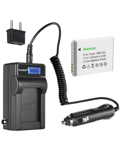 Kastar 1-Pack NB-6LH Battery and LCD AC Charger Compatible with Canon PowerShot SX700 HS, PowerShot SX710 HS, IXUS 85 is, IXUS 95 is, IXY Digital 25 is, Digital IXUS 200 is, Digital IXUS 210 Cameras