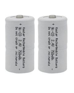 Kastar 2.4V 750mAh Battery 2-Pack Replacement for ANIC0286 NABC 405421100 EBC-GAS1 NEA NP-5459, TIF-8800A TIF-8806A TIF 8900-A, Saft 40542100 405421000 405421100 Gas Detector Meter Test Equipment