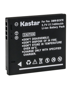 Kastar 1-Pack DMW-BCK7E Battery Replacement for Panasonic Lumix DMC-SZ02, Lumix DMC-SZ1, Lumix DMC-SZ3, Lumix DMC-SZ5, Lumix DMC-SZ7, Lumix DMC-XS1, Lumix DMC-TS20 Camera