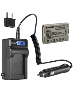Kastar 1-Pack BP-110 Fully Decoded Battery and LCD AC Charger Compatible with Canon VIXIA HF R20 HFR20, VIXIA HF R20 Red, VIXIA HF R20 Silver, VIXIA HF R200 HFR200, VIXIA HF R21 HFR21 Camera