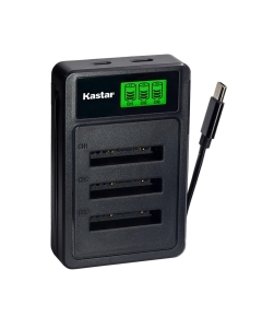 Kastar LZD3 USB Triple Charger Compatible with Samsung SLB-10A JVC BN-VH105 Sealife SLB10A Toshiba PA5081 BenQ DLI-301 Zoom BT-02, Samsung WB700 WB800F WB850F, JVC GC-XA2, Zoom Q4 Q4n