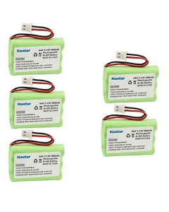 Kastar 5-Pack Battery Replacement for Motorola Baby Monitor HRMR03 GB380863 MBP33XL MBP33XL-2 MBP33XL-3 MBP33XL-4 MBP33XLPU(Only Fit MBP33S/MBP33SPU MBP36/MBP36PU MBP36S/MBP36SPU Newer 800mAh Version)