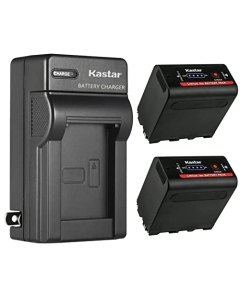 Kastar 2-Pack Battery and AC Wall Charger Replacement for Bosma G1 Pro 8K Camera (MFT)
