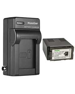 Kastar 1-Pack Battery + AC Wall Charger Replacement for Panasonic AG-HMC40, AG-HMC43, AG-HMC45A, AG-HMC70, AG-HMC70U, AG-HMC73MC, AG-HMC80, AG-HMC83MC, AG-HMC150, AG-HMC151E, AG-HMC153MC Video Camera