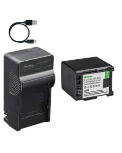 Kastar 1-Pack BP820 Battery and AC & USB-C Charger, Compatible with Canon BP-820 BP-828, for XA10 XA11 XA15 XA20 XA30 XA50 XA70 VIXIA HF G50 G60 G70 GX10 XF400 XF405 Camcorders