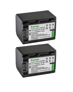 Kastar NP-FH70 Battery (2-Pack) for Sony NP-FH100 NP-FH70 TRV TRV-U and DCR Series DCR-DVD DCR-HC DCR-SR DCR-SX40 HDR-CX HDR-HC HDR-UX20 HDR-SR10 HDR-SR11 HDR-SR12 HDR-XR520V