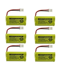 Kastar 6-Pack BT183342 / BT283342 Battery Replacement for Vtech CS6529-2 CS6609 CS6619 CS6619-2 CS6629 CS6629-2 CS6629-3 CS6649 CS6649-2 CS6709 CS6709-2 CS6709-3 CS6719 CS6719-2 CS6719-15 CS6719-16