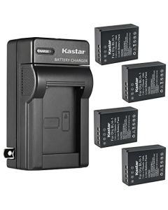 Kastar 4-Pack Battery and AC Wall Charger Replacement for Olympus BLH-1, BLH-01, PS-BLH1 Battery, BCH-1 Charger, OM-D E-M1 Mark II, OM-D EM1 Mark II, OM-D E-M1 MARKII MARK2, OM-D E-M1X EM1X Cameras