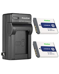 Kastar 2-Pack Battery and AC Wall Charger Replacement for Sony NP-BD1 FD1 Battery, Sony BC-CSD BC-CS3 Charger, Sony Cyber-shot DSC-TX1, Cyber-shot DSC-G3, Cyber-shot DSC-T2, Cyber-shot DSC-T70 Cameras