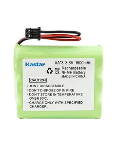 Kastar 1-Pack Battery Replacement for Panasonic KX-TS17-W KX-TS21-W KX-TS25-W KX-TS27-W KX-TS400-W KX-TS5-B KX-TS5-W KX-TSC50-B KX-TSC55-B KX-TSC7W KX-VA7020 KX1461 KX1468 KX1481 KX1484 KX1486 KX1500