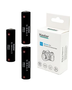 Kastar Battery 3-Pack Replacement for Manfrotto MVG460 & MVG460FFR, GMB-B117 Battery, GMB-B118 Battery, Moza Air 2 Gimbal Stabilizer, XHDATA D-808 AM/FM