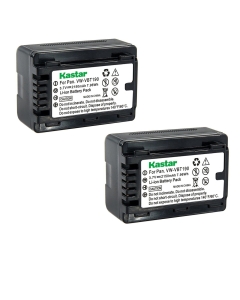 Kastar 2-Pack Battery VW-VBT190 Replacement for Panasonic HC-W570MGK, HC-W580, HC-W580K, HC-W580GK, HC-W580MGK, HC-W850, HC-W850EB, HC-W850M, HC-W850GK, HC-W850MGK, HC-W850K, HC-V785K Camera