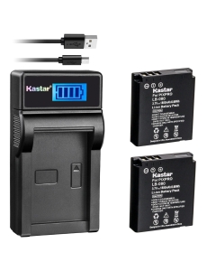 Kastar 2-Pack Battery + LCD USB Charger for Kodak LB-080 Spare Battery, Kodak PIXPRO SP360 4K, PIXPRO ORBIT360 4K VR Camera, PIXPRO SP1, SP1 HD, SP1-YL3 Action Camera, PlaySport (Zx5) Video Camera