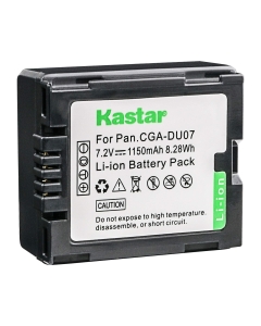 Kastar 1-Pack Battery Replacement for Panasonic CGA-DU06 CGR-DU06 CGA-DU07 CGR-DU07 CGA-DU12 CGR-DU12 CGA-DU14 CGR-DU14 CGA-DU21 CGR-DU21 VW-VBD060 VW-VBD070 VW-VBD120 VW-VBD140 VW-VBD210 VSB0470