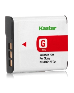 Kastar 1 Pack Battery Compatible with Sony NP-BG1 NP-FG1 Sony Cyber-Shot DSC-H3 DSC-H7 DSC-H9 DSC-H10 DSC-H20 DSC-H50 DSC-H55 DSC-H70 DSC-H90 DSC-HX5 DSC-HX5V DSC-HX7 DSC-W40 DSC-W50 DSC-W55 Camera