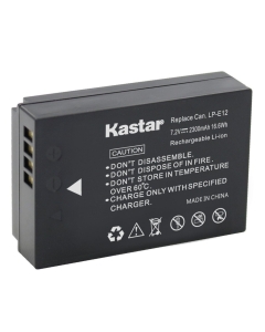 Kastar Battery for LP-E12 and EOS 100D, EOS Rebel SL1, EOS M Camera System & LPE12 Grip