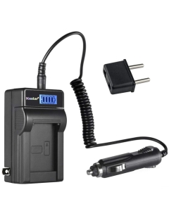 Kastar BP-808 LCD AC Battery Charger Compatible with Canon VIXIA HF M32, VIXIA HF M36, VIXIA HF M300, VIXIA HF M301, VIXIA HF M306, VIXIA HF M40, VIXIA HF M41, VIXIA HF M46, VIXIA HF M400