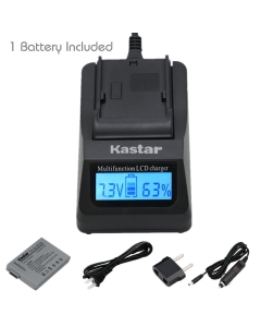 Kastar Fast Charger and BP-208 Battery (1X) for Canon DC10 DC19 DC20 DC21 DC22 DC40 DC50 DC51 DC95 DC100 DC200/201/210/211 DC220/230 Elura 100 FVM300 IXY DVS1 MVX1Si/430/450/460 Optura S1 VIXIA HR10